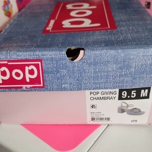 Pop Chambray Heels